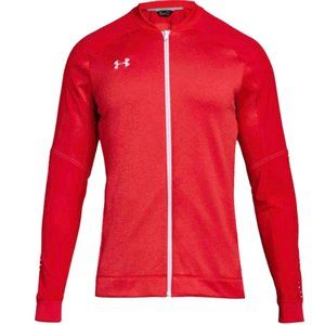 Under Armour UA Men's Knit Warm-Up Full-Zip Jacket Red Large